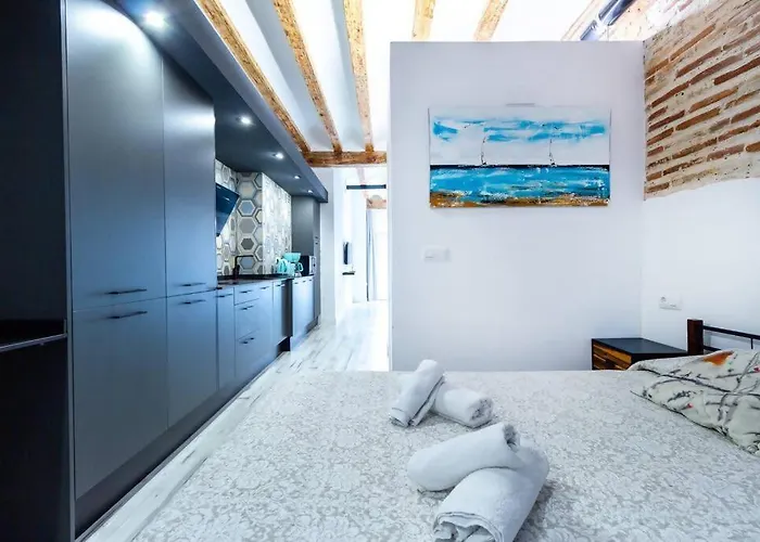 Chic Estudio Privado Al Lado De La Playa فالنسيا